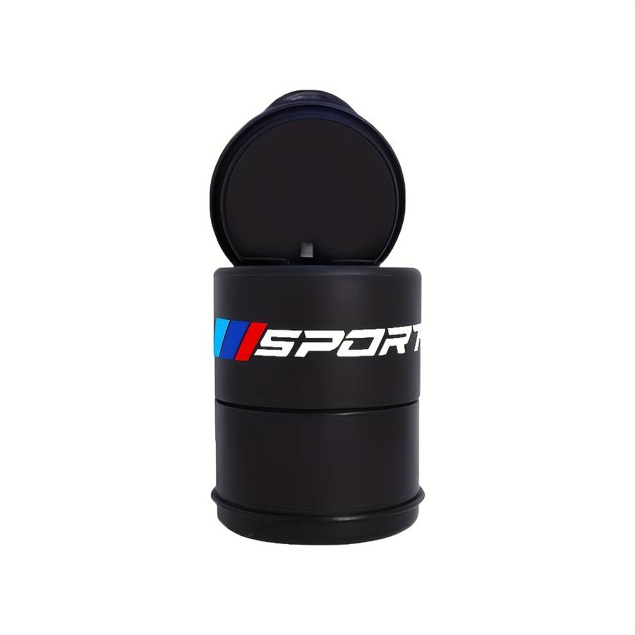 1pc One Portable Universal Car Ashtray Designed for BMW Models 1 3 5 7 And X5 Featuring High T