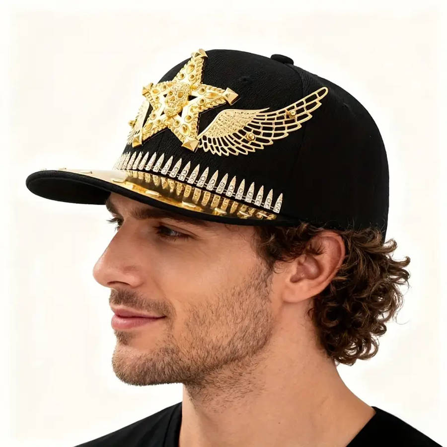 Hip-Hop Punk Rivet Baseball Cap