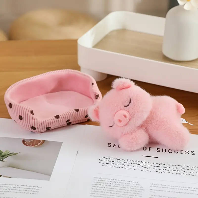 1pc Cute Animal And Bird Nest Plush Toy Rabbit