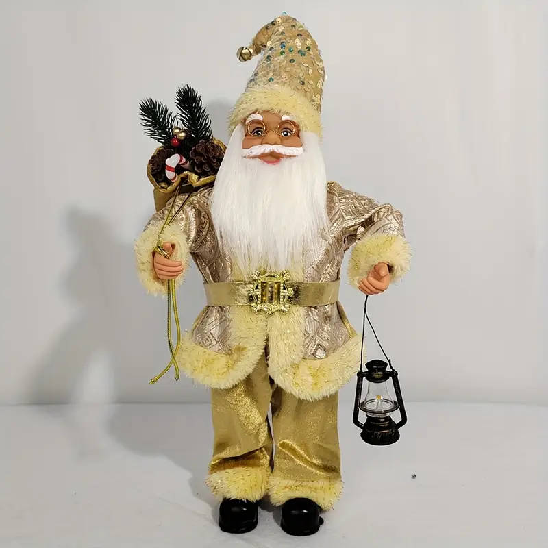 Santa Claus Standing Doll  Pink