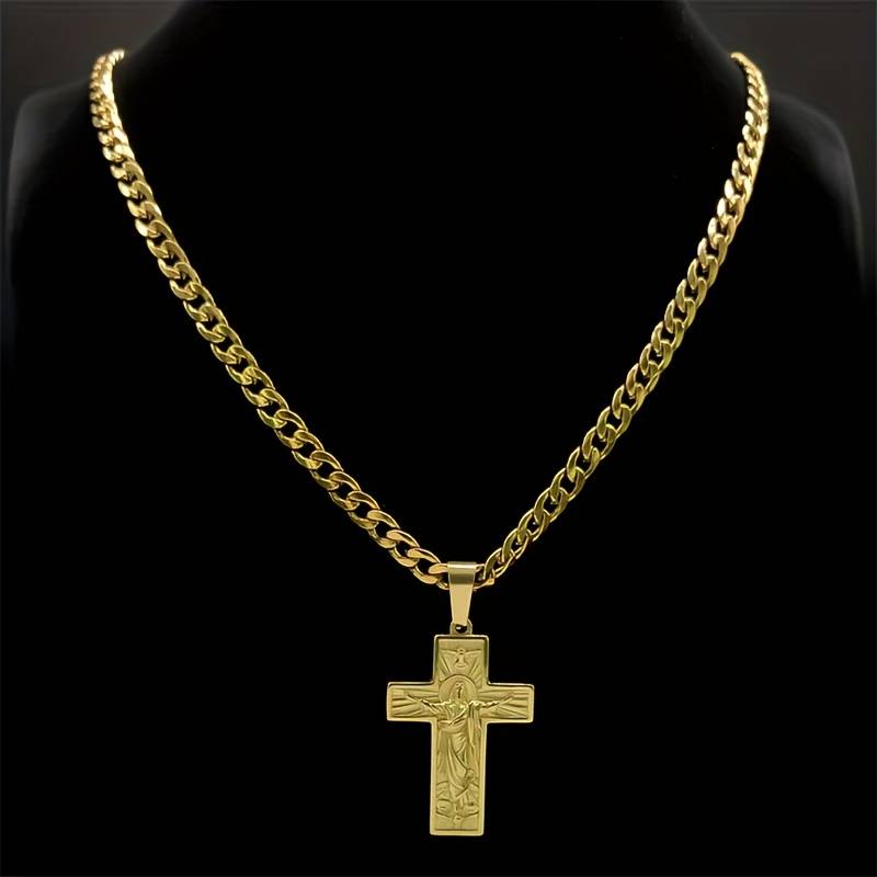 1 Piece Silvery Jesus Theme Pendant