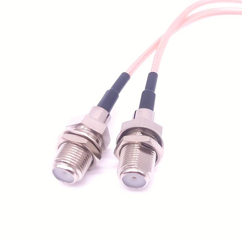 1pc 15cm 5.91inch F Type Rg316 Splitter Coaxial Cable Impedance 50ohm Tv Antenna 3 Way Splitter