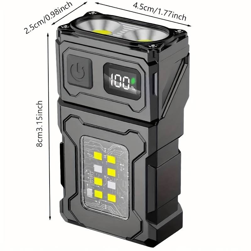 1PC Black Flashlight