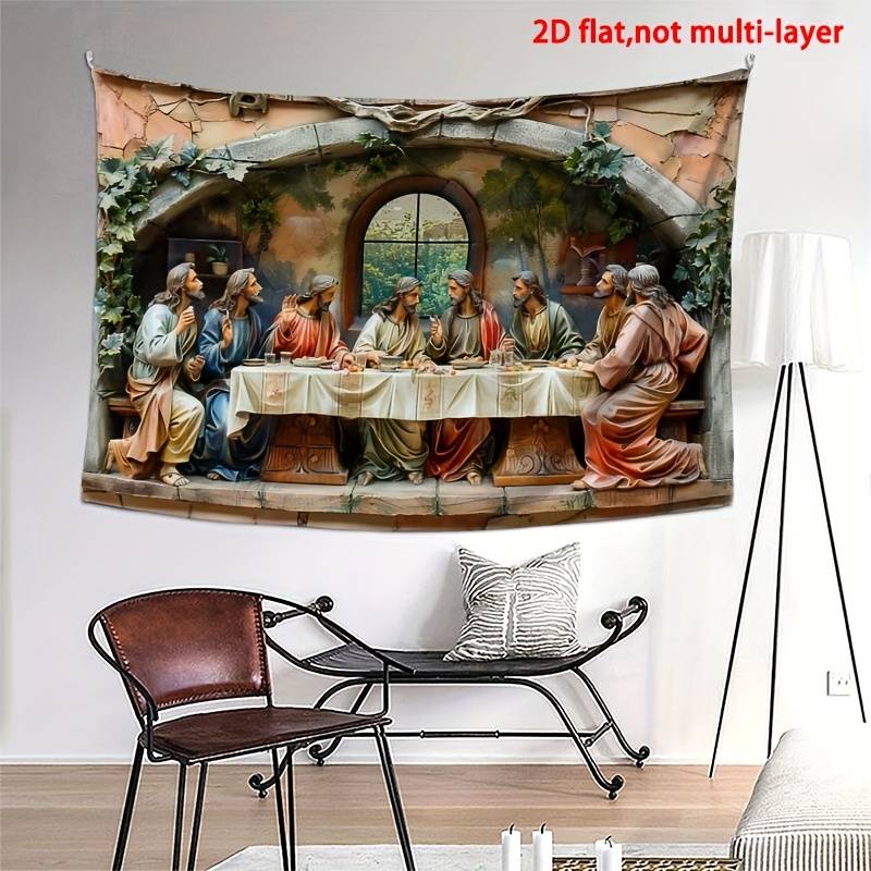 1pc 70.87x92.52in180x235cm Jesus Christian Themed Stickers
