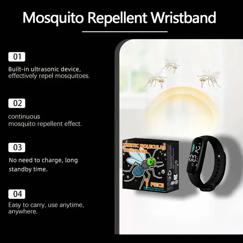 Electronic Mosquito-Repelling Wristband