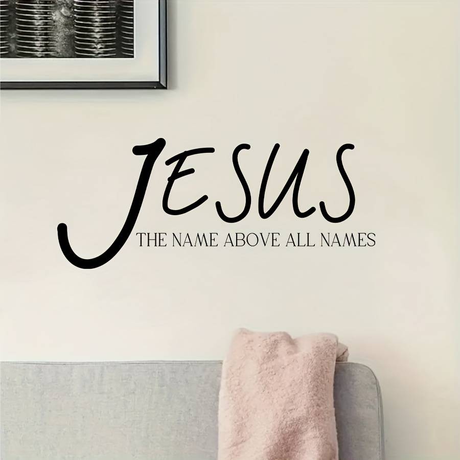 1pc  Black Jesus Christian Themed Stickers