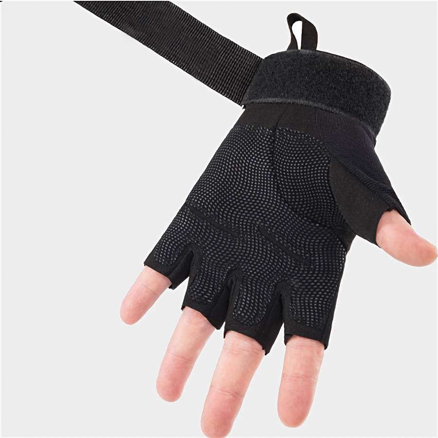 1 Pair Khaki Warm Gloves