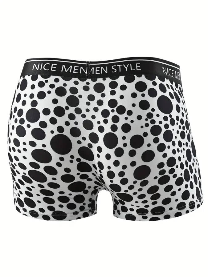 4pcs Men's Boxer Briefs Size M Breathable Stretchy Quick-Dry Casual Sports Shorts