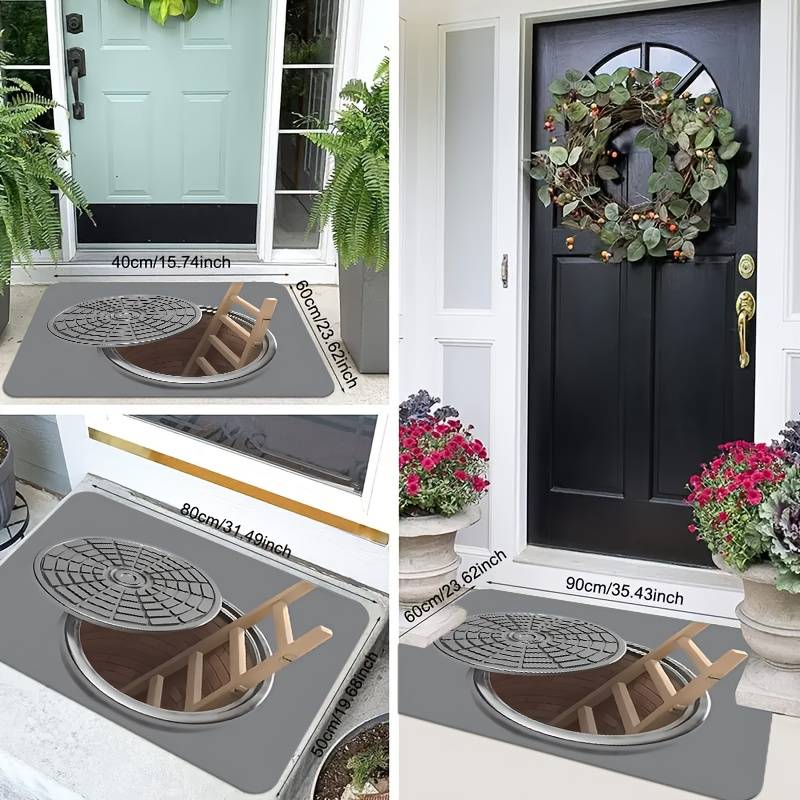 1Pc 23.6x35.4inch 60x90cm Floor Mat