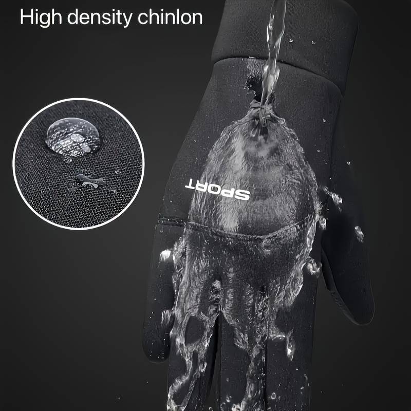 1 Pair Black Size M Outdoor Sports Gloves