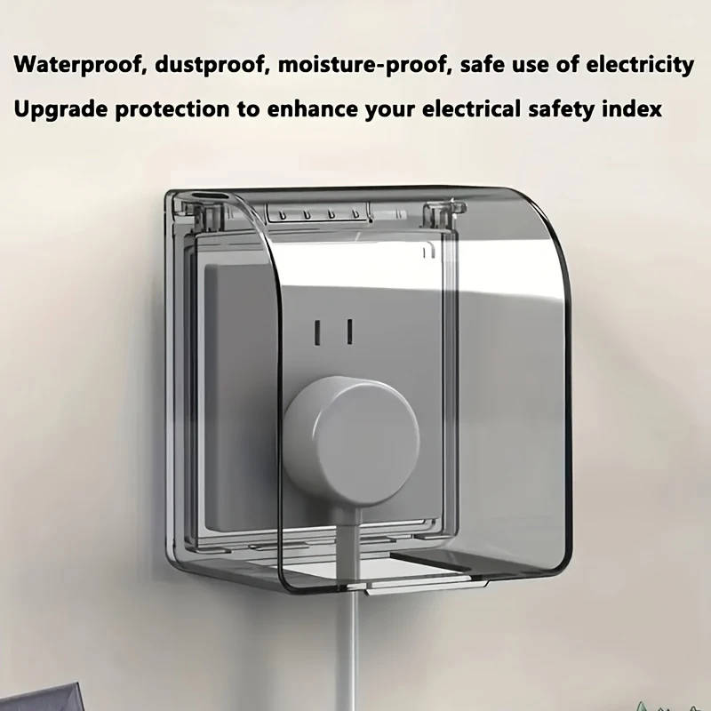 Plastic Wall Outlet Cover Dustproof Waterproof Spray Protection Box