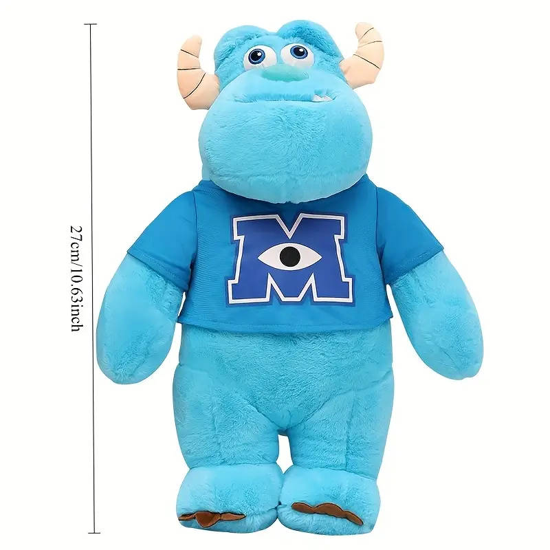Blue Monster Plush Toy 27cm
