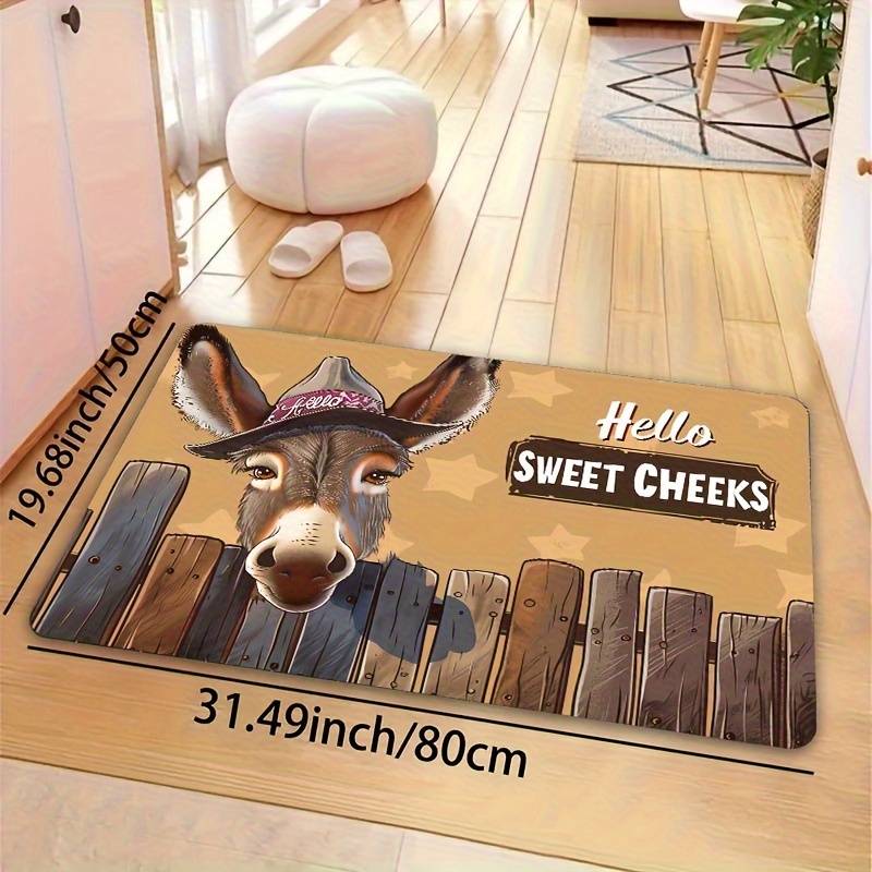 1Pc Earth Yellow 15.7x23.62inch 40x60cm Floor Mat