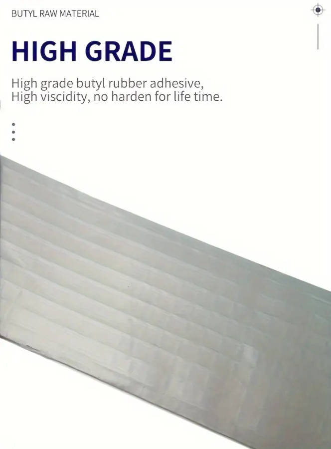 1 roll super   waterproof   butyl tape heat resistant leakproof seal for roofs pipes and walls patching roof leakage sealing tape details 5