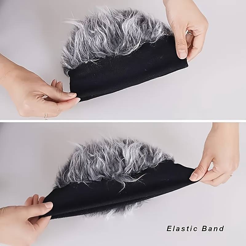 1Pc Grey Fashion Design Wig