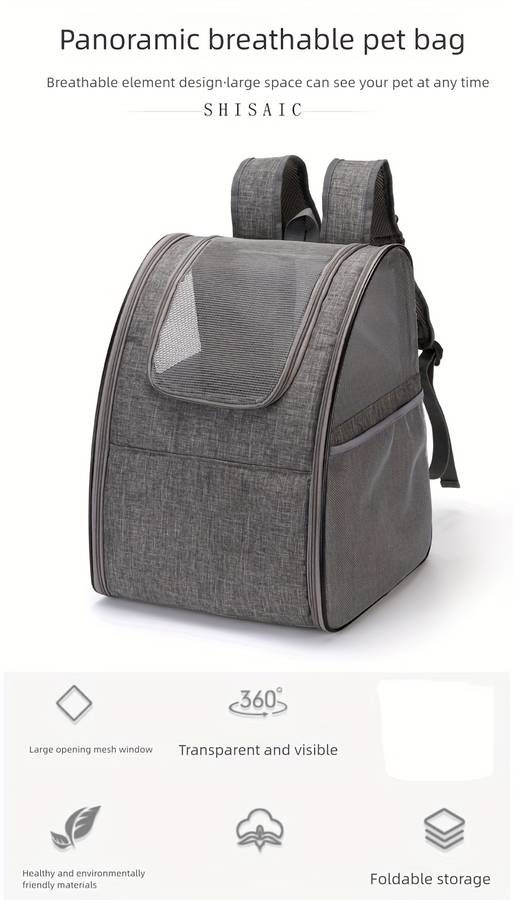 1pc grey Pet Bag