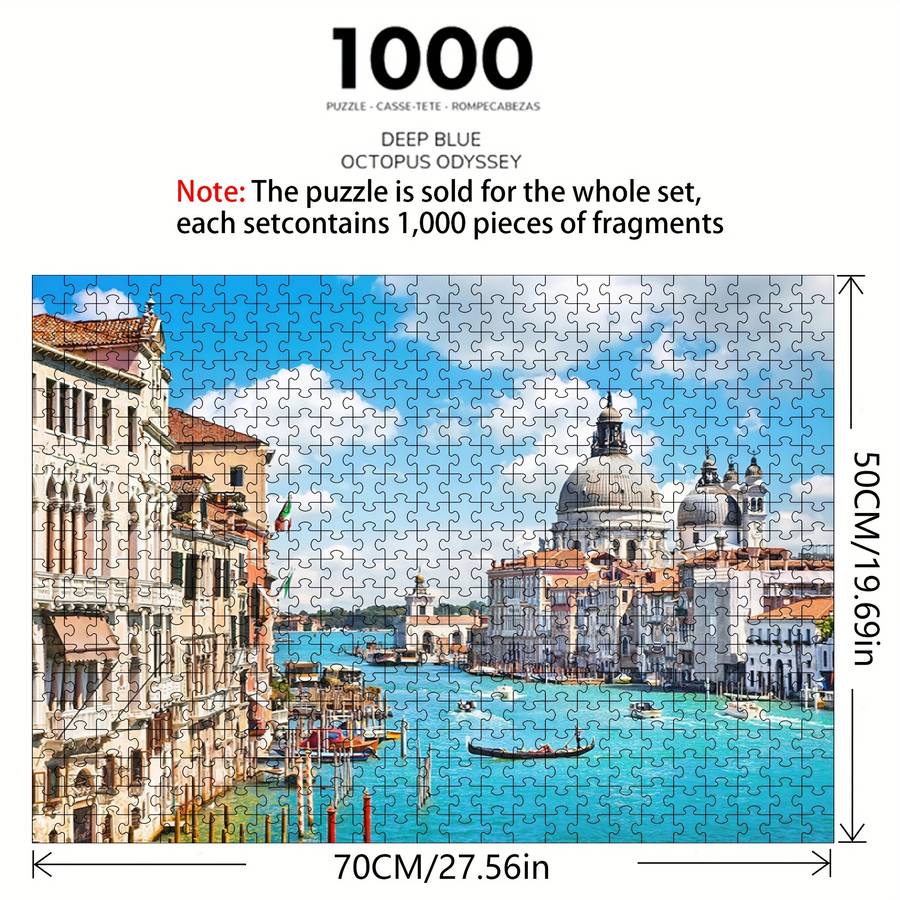 1000 Piece Mini Paper Jigsaw Puzzle