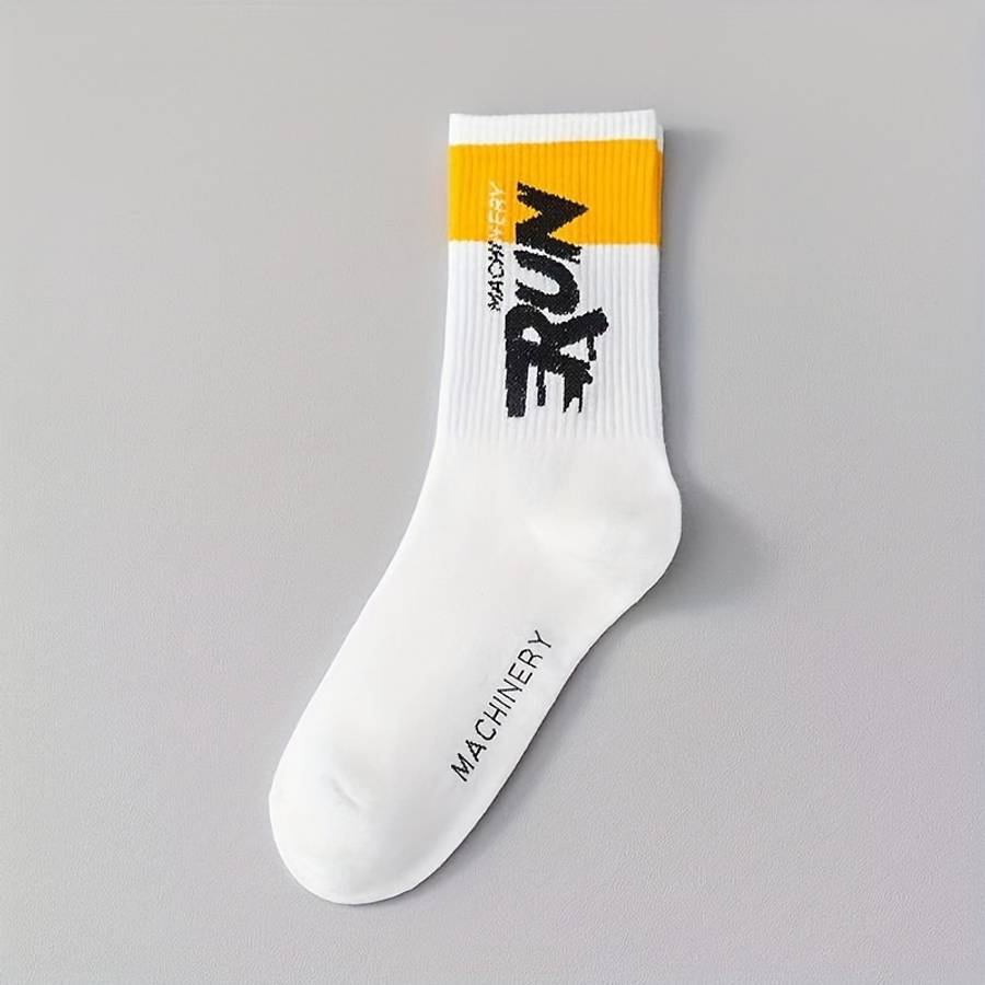 5 Pairs Mixed Color One Size High Elastic Socks