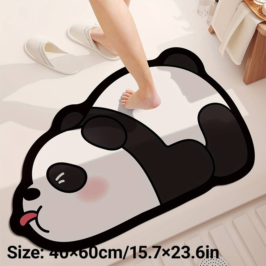 1Pc Naughty Pand 40x60cm Floor Mat