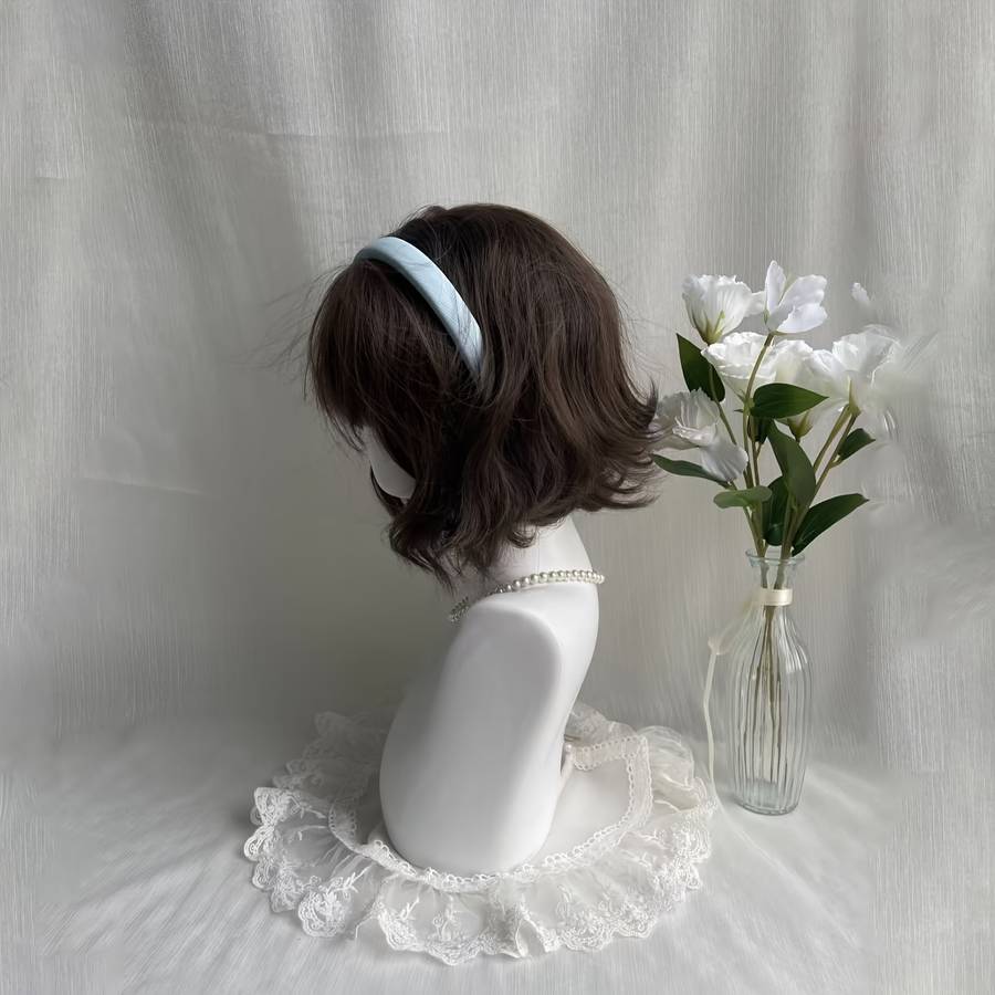 1Pc Cool Brown 30.48cm Fashion Design Wig
