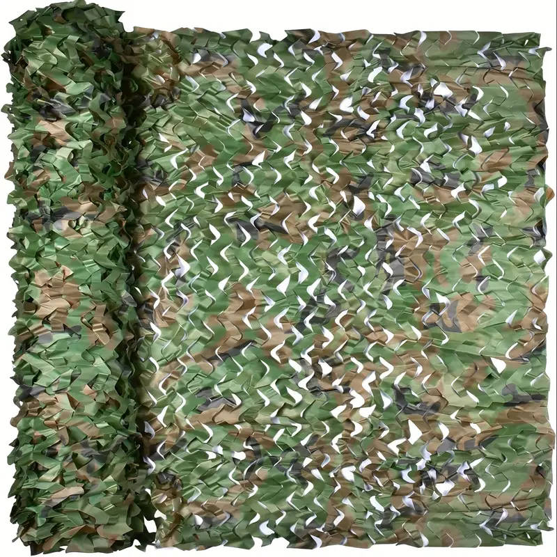Versatile Woodland Camo Netting Roll Perfect for Hunting Camping Party Decor 1.5*3m