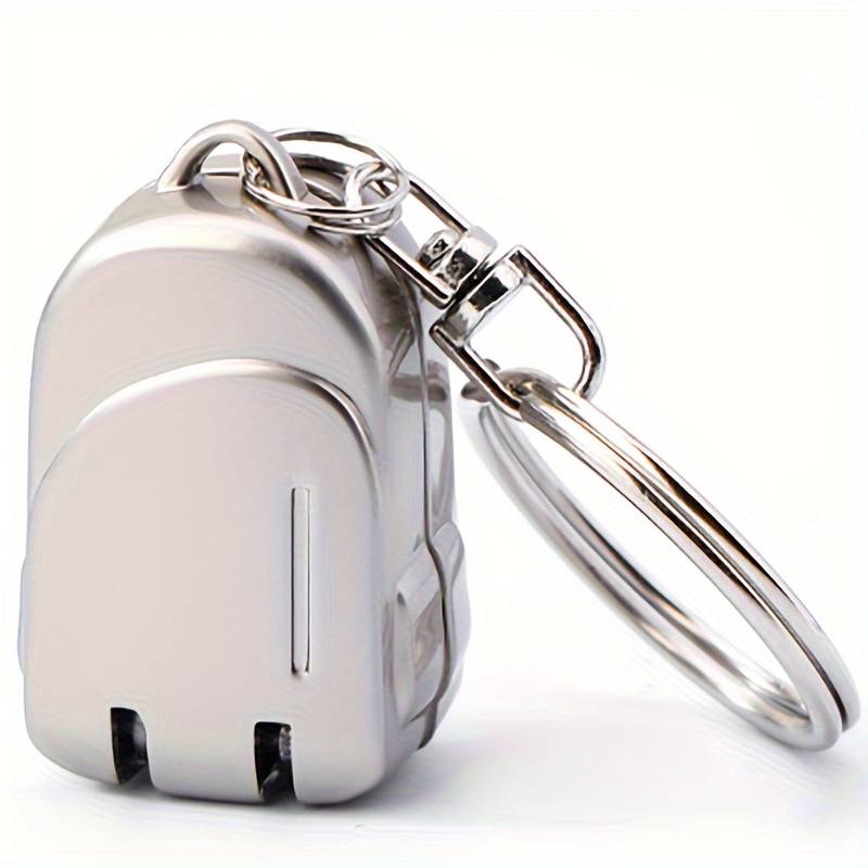 1pc Modern Stainless Steel Nail Clipper with Nail File Straight Blade Portable Clip-On Design