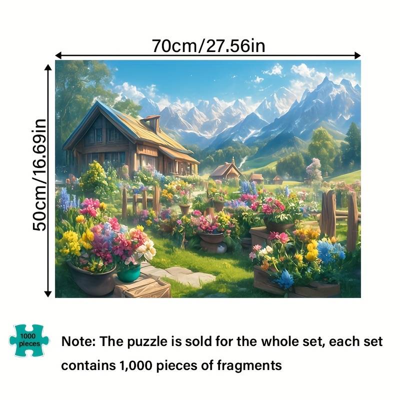 1000 Piece Paper Jigsaw Puzzle For Adults