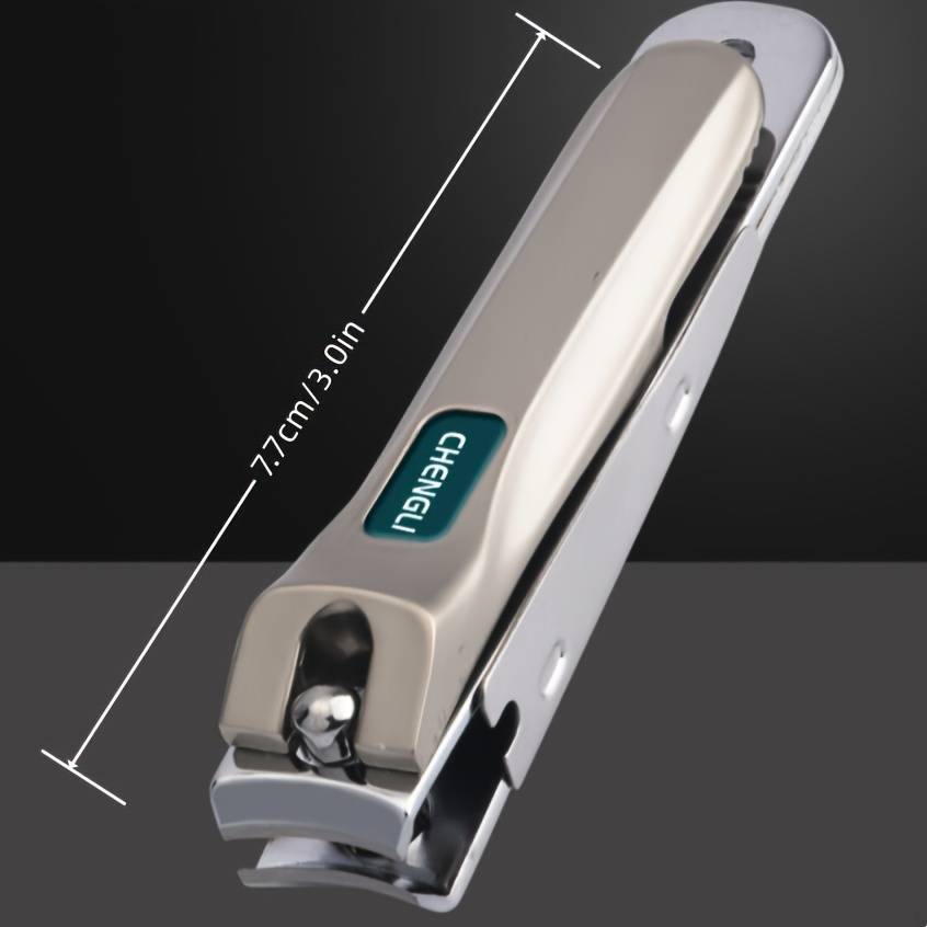 1-Pack Stainless Steel Nail Clippers Sharp Fingernail And Toenail Trimmer