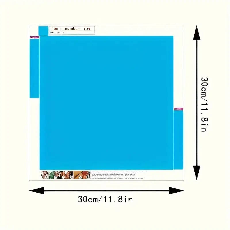1pc DIY 5D Diamond Painting Kit Colorful Watercolor Landscape Full Drill Round Rhinestone Embroidery
