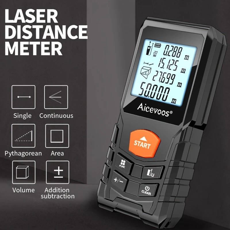 1pc High Accuracy Laser Distance Meter 70m Electronic Ruler Laser Measure Battery Power
