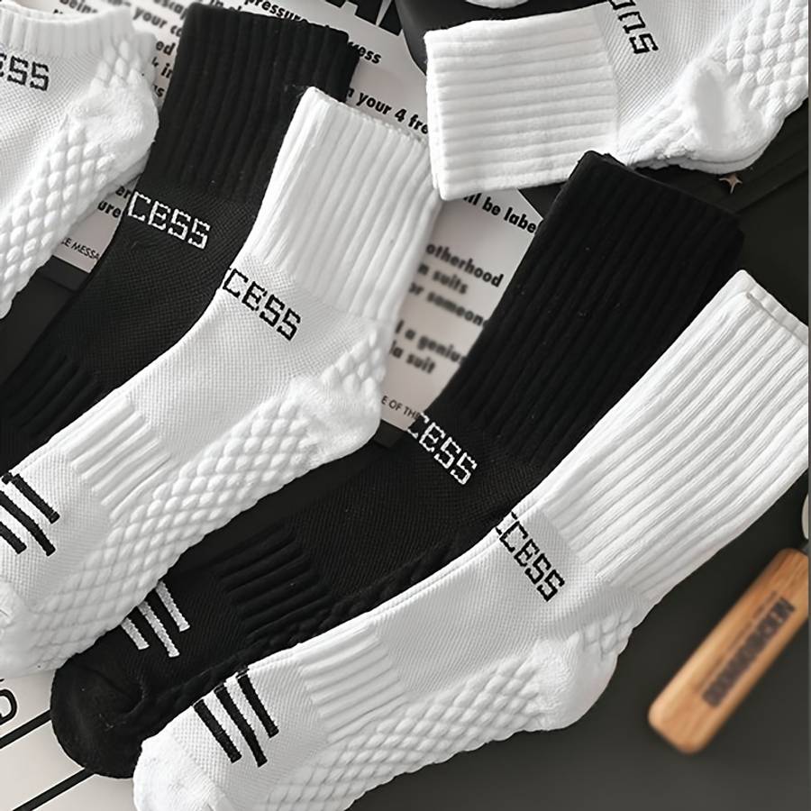 Sock White Eight Pairs One Size