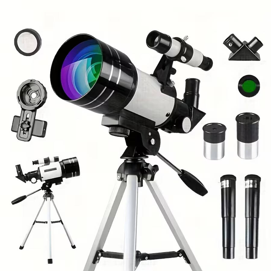High-Resolution Variable Magnification Telescope