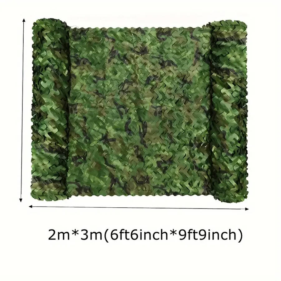 Versatile Woodland Camo Netting Roll Perfect for Hunting Camping Party Decor 2*3m