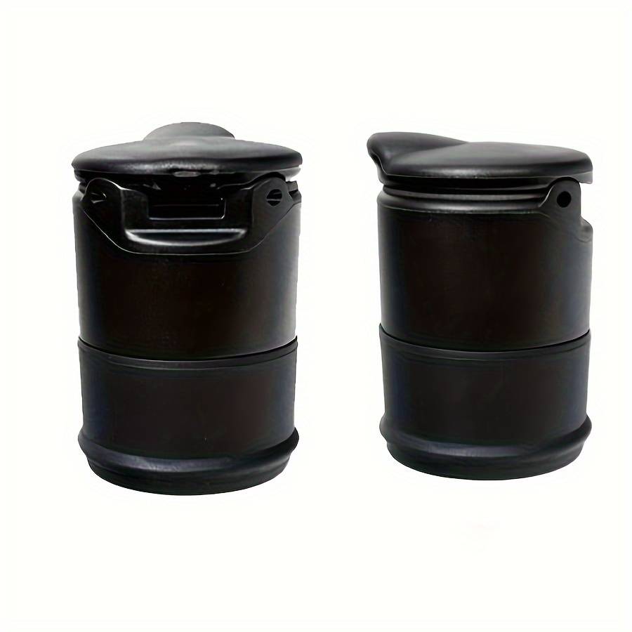 1pc Fit Black Car Ashtray for Cup Holder Compact Easy-Clean PBT Plastic Perfect for Cars Truc