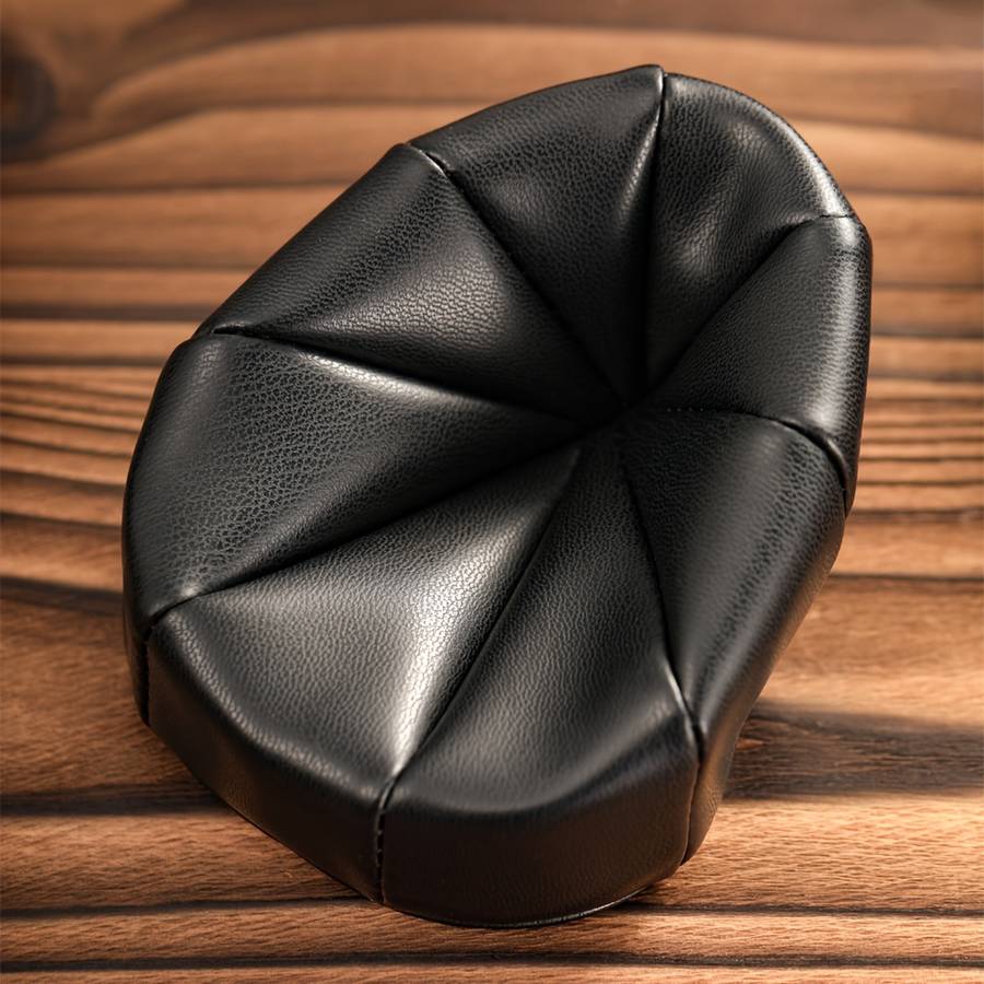 1pc Sofa Pipe Stand Durable Plastic Ashtray Holder with Ergonomic Design Black Modern Home Decor