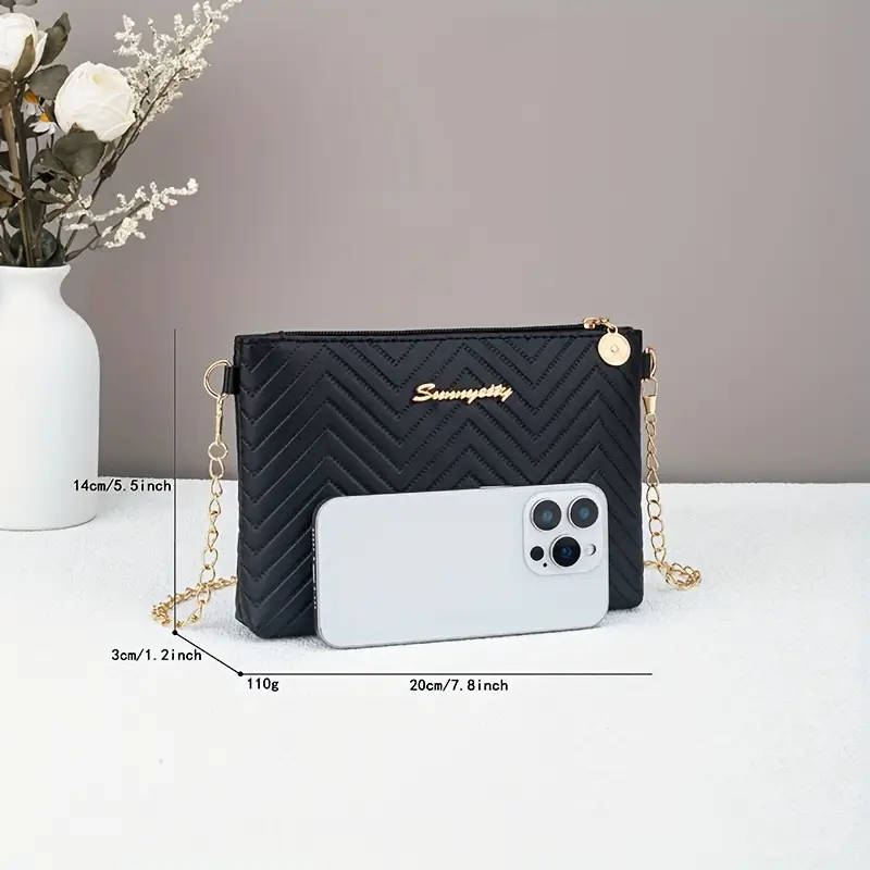 Women's Clutch with Chain Strap