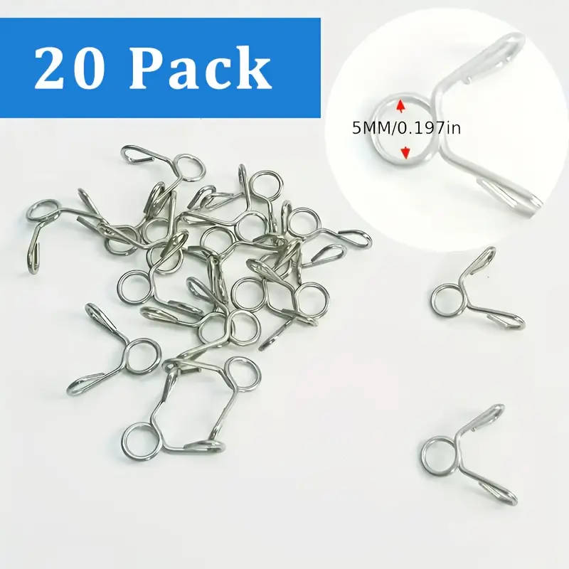 20 Stainless Steel Aquarium Oxygen Hose Clamps