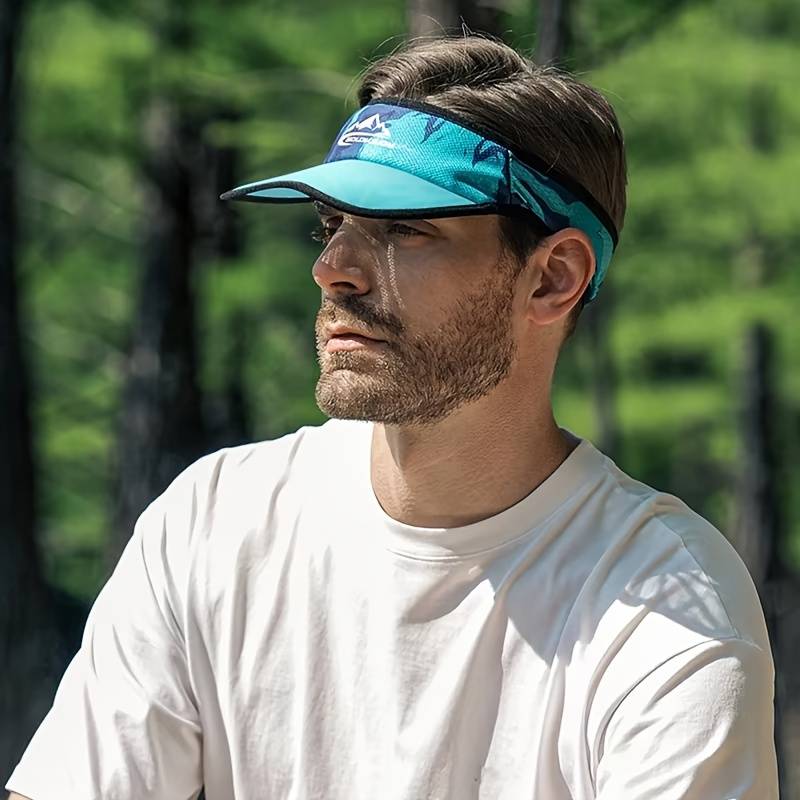 1pc Men'S Sun Hats with a Cool Elastic Design Featuring a Mesh Baseball Cap Style Ideal for Tenni