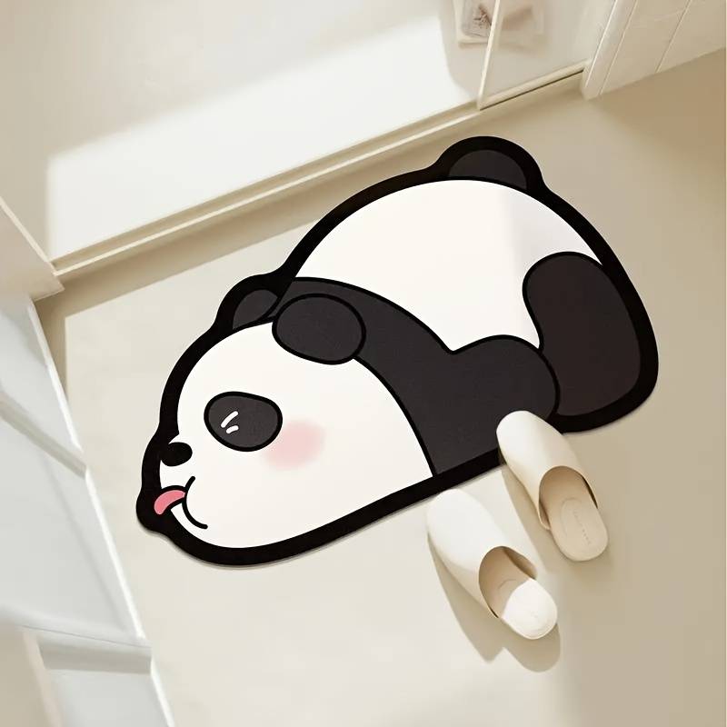1Pc 19.68x31.49inch 50x80cm Love Panda Floor Mat