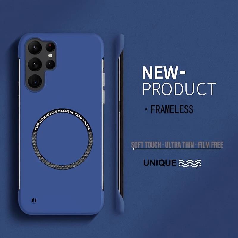 1pc Deep Blue For Samsung Galaxy S22 Ultra 5G Phone Cases
