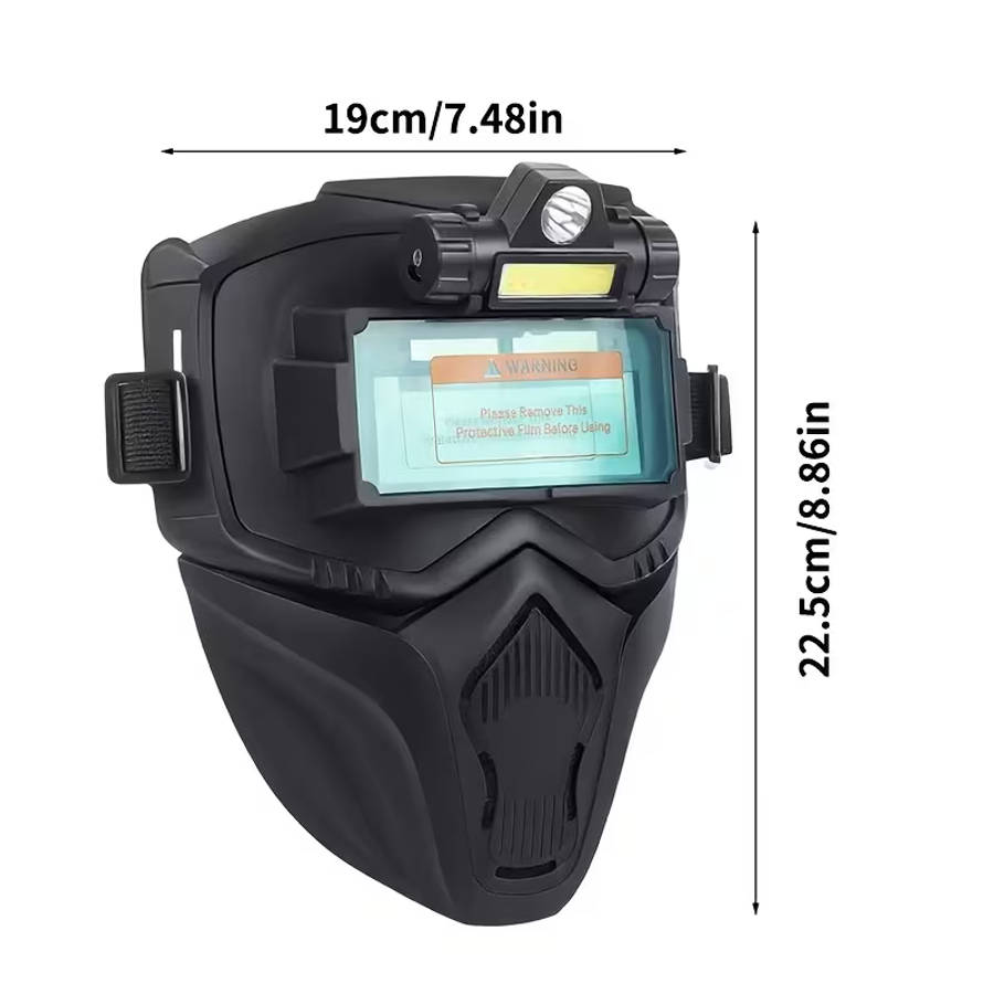 Auto Darkening Welding Helmet with LED Work Light