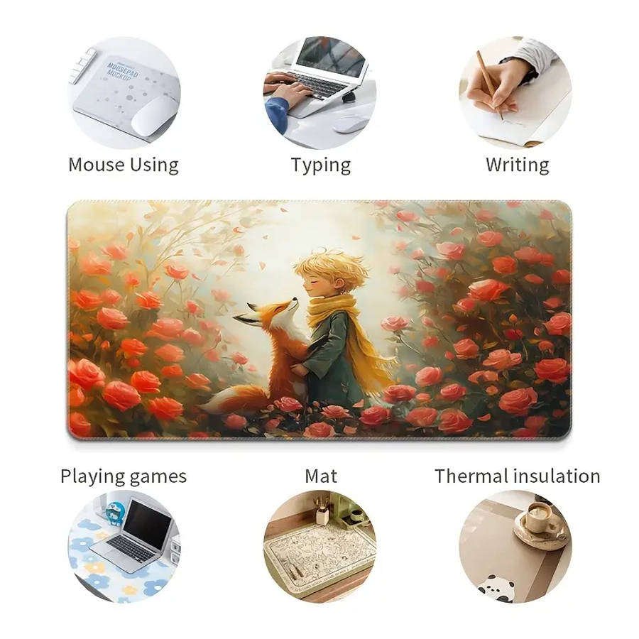 1pc 40x90cm Esports Office Gaming Mouse Pad Non-Slip Wear-Resistant