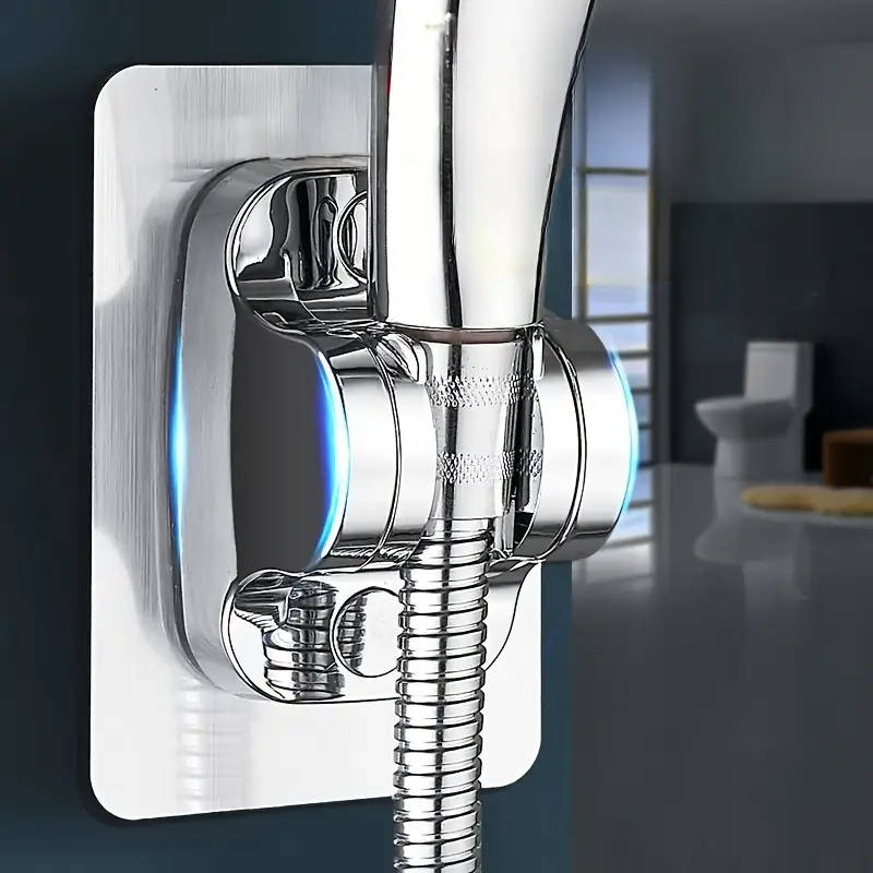 1set Square Shower Head With Shower Bracket And Hose Multi Functional High Pressure Shower Head