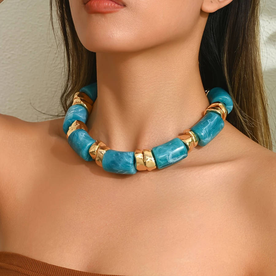 1 x Bohemian Luxury Handmade Beaded Necklace