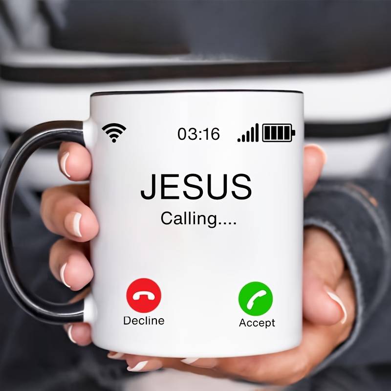 1pc Jesus Is Calling Jesus Christian Themed Stickers