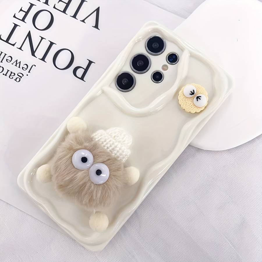1pc Beige For Samsung Galaxy A35 Phone Cases