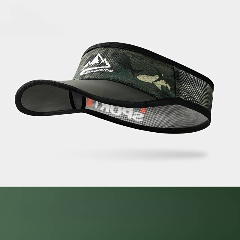 1pc Breathable Camouflage Fishing Hat Sun Protection Sweat-Absorbing Quick-Drying Ideal for R