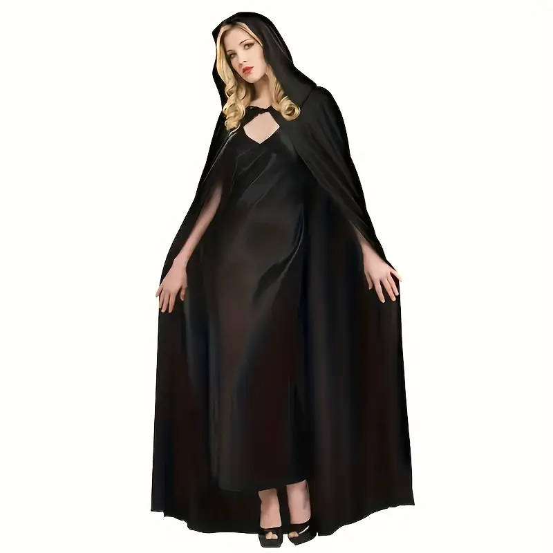 Unisex Halloween Hooded Cloak For Adults