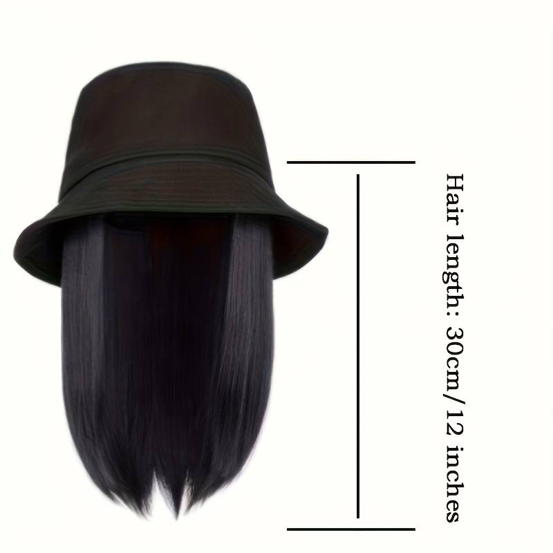 1Pc Dark Brown 30.48cm Fashion Design Wig
