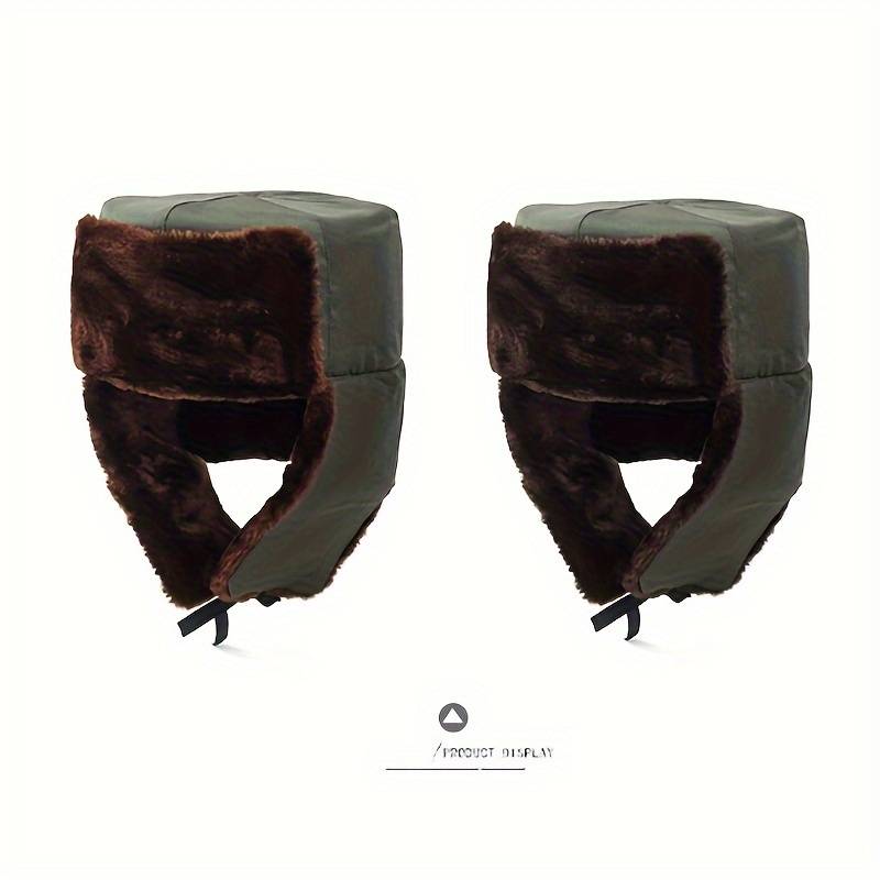 Hat Army Green Black Velvet